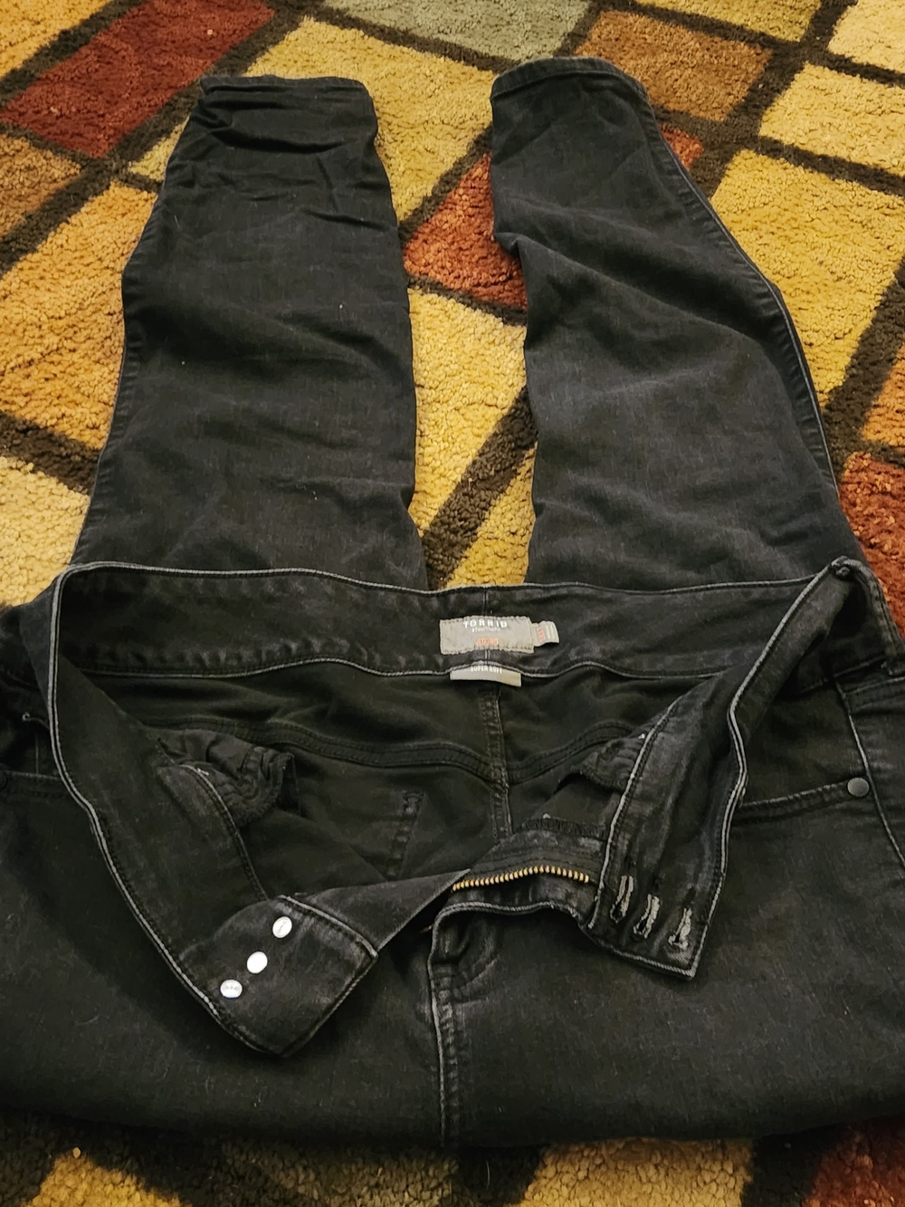 Torrid 18 XT Black Denim Jean Jeggings - Women's